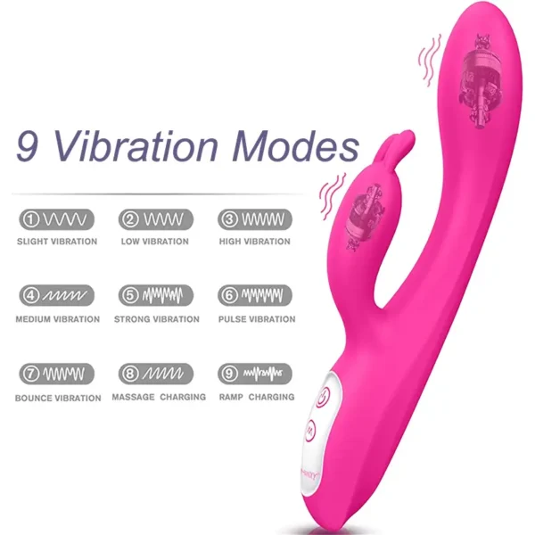 pink electric vibrator dildo